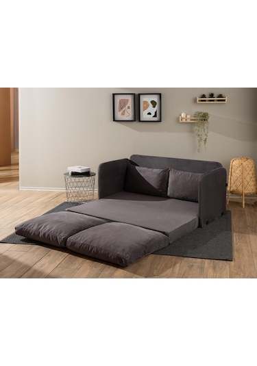 Pafu Saga Xl İkili Katlanır Yataklı Koltuk Soho Gri