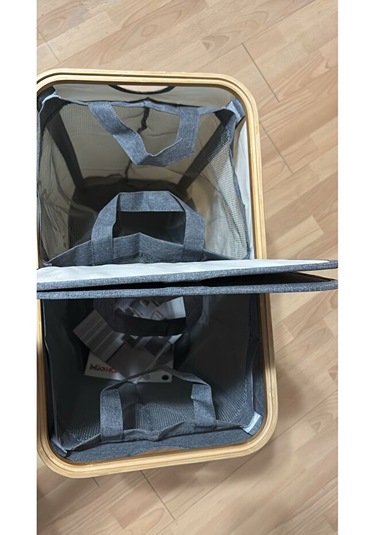 F.acar Home Collection Çamaşır Sepeti Açık Gri