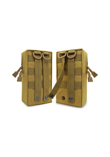 Geeksen Kampanya Siyah Askeri Kemer Çantası - Hafif, Dayanıklı Outdoor Spor Çantası, Telefon & Aksesuar Taşıma, 8.7 4.9 2.2 İnç Set Siyah