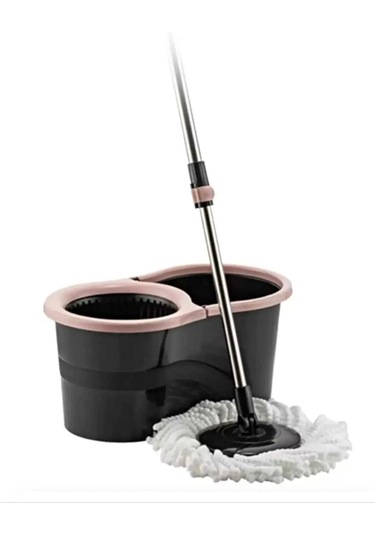 Sillgech 360 Smart Mop Jr. Black Siyah Temizlik Paspas Seti Pembe