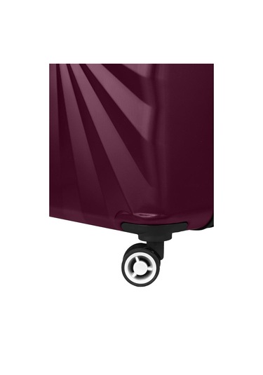 Büyük Boy %100 Polikarbon Valiz 4x2 Teker Bordo 1809 Bordo