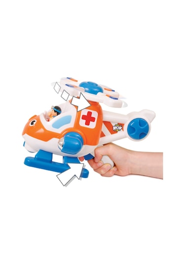 Wow Toys Coastguard Carl - Sahil Kurtarma Helikopteri Carl 10313
