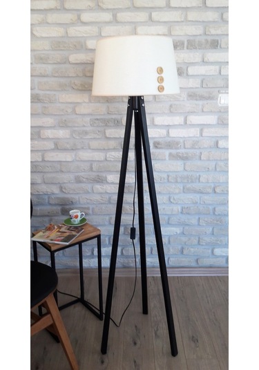 Lambada Düğme Aksesuarlı,3 Ayaklı Lambader,Aydınlatma,Abajur(232631902)