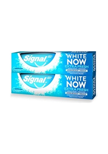 Signal White Now Extra Fresh Diş Macunu 75 ML x 2