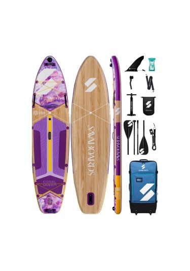 Coral Queen Ultra Stabil Şişme Paddle Board Sup Seti 351x89x15 Cm
