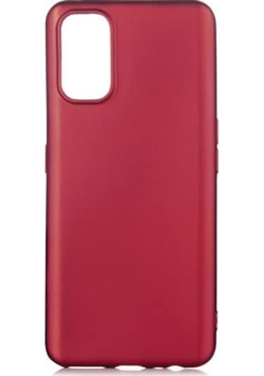 Realme 7 Pro Kılıf Esnek Yapılı İnce Slim Silikon Kapak Ryc/premier Bordo