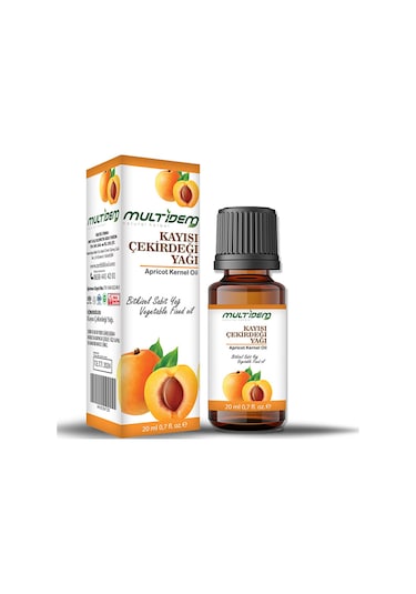 Multidem Kaysı Çekirdeği Sabit Bitkisel Yağ  2x 20 ml