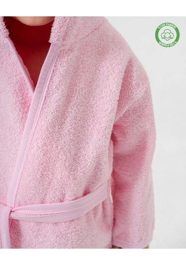 Kedicik Bornoz Pembe