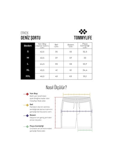 Tommylife Tommy Life Camel Hızlı Kuruyan Standart Fit Erkek Deniz Şortu - 81237 Camel