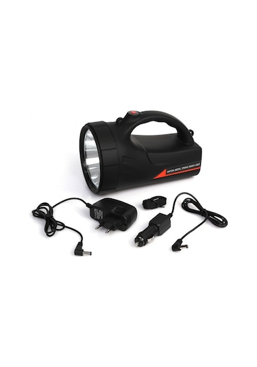 Watton Wt-240 7000mah 20w Şarjlı Led Fener Projektör Watton Wt-2 Siyah