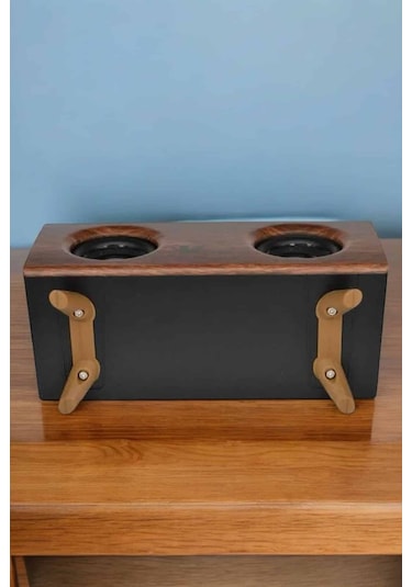 Bluetooth Hoparlör Ahşap Klasik Retro Gramofon Bluetooth Müzik Ku