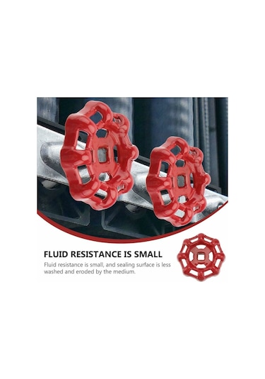 Vana Kolu Kırmızı Demir Vana Kolu Küresel Vana Kapatma Vanası Su Borusu