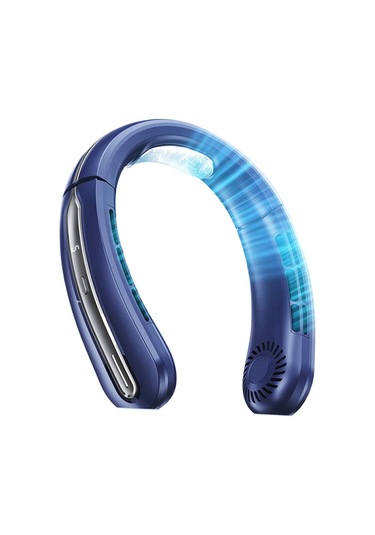 Lyon Asılı Boyu Fan Açık Taşını'dır Yapraksız Fan - Mavi