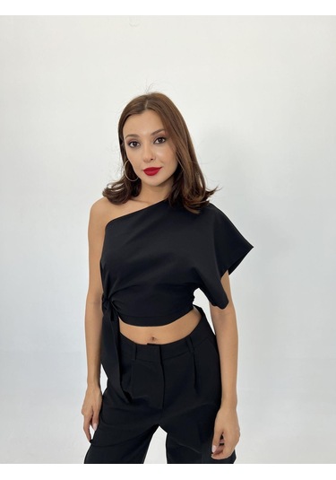 The İstanbul 4643 Bluz-siyah Siyah