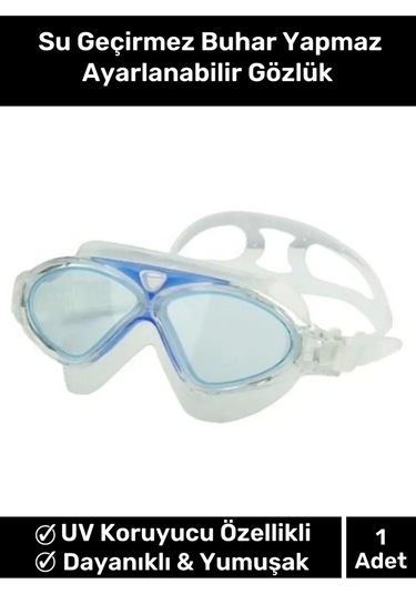 Premium Junior Su Geçirmez Buhar Yapmaz Ayarlanabilir Gs3 Çocuk Silikon Havuz Deniz Yüzücü Gözlüğü Çok Renkli