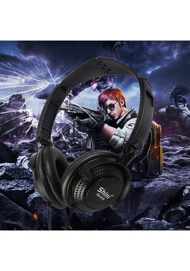 Fosenze Sn-a18 Kulaküstü Kablolu Kulaklık 3.5mm, Oyun İçin Mikrofon Ve Kablolu Kontrol, Beyaz Shini Logolu Teslimat