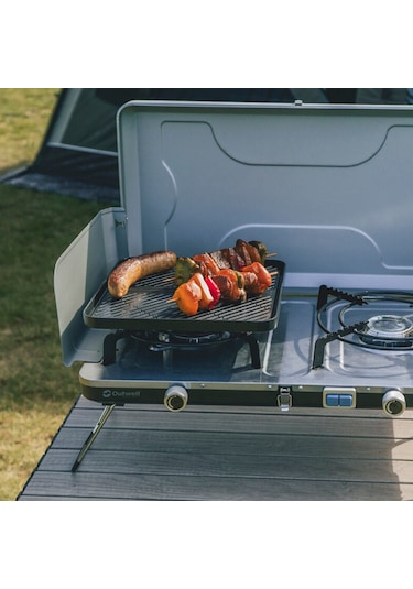Outwell Merapi Pro Duo Deluxe Stove İkili Kamp & Karavan Ocağı Gri