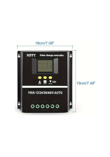 1 Paket 60a Mppt Solar Şarj Regülatörü