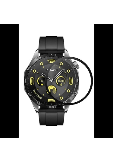 Newface Huawei Gt4 41mm 18mm Polymer Nano Ekran Koruyucu - Şeffaf