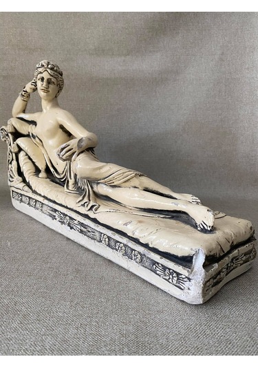 Antika Nü Kadın Heykeli - Alçı Kadın Biblo