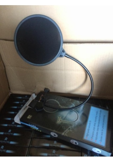 Nemesis Pf-8 Stüdyo Mikrofonlar için Pop Filtre-Kıskaç Model