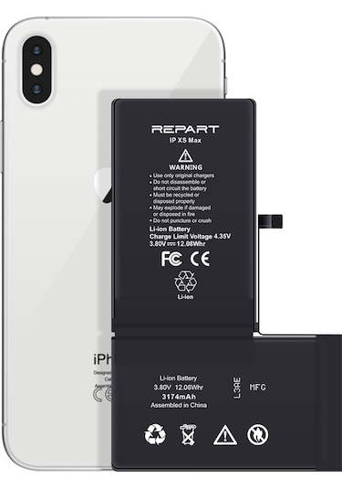 Apple Uyumlu iPhone Xs Max  Güçlendirilmiş Yüksek Kapasite Batarya - 3174 Mah