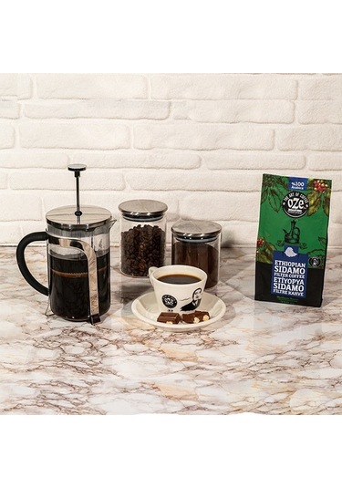Oze Ethiopian Sidamo Filtre Kahve 2 x 250 G Makine Kağıt Filtre Metal Filtre
