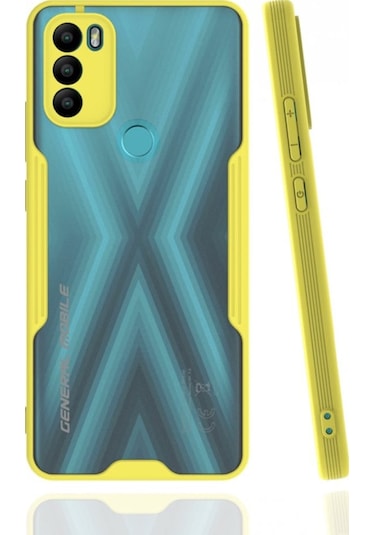 General Mobile Gm 21 Plus Kılıf Platin Renkli Şık Silikon Kılıf