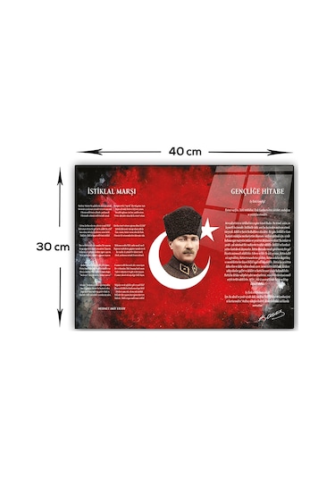 Decorita Cam Tablo | Atatürk Serisi 6