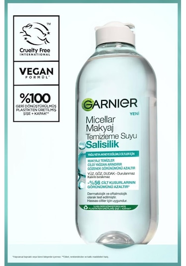 Salisilik Micellar Makyaj Temizleme Suyu 400ml 3600542661706-11186