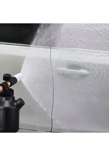 Maiyame Yüksek Basınçlı Araba Yıkama Spreyi - 2201 Siyah Miktar Ölçer Kavanoz, Döner Başlık, Kalın Kasa, 1/4 Hızlı Bağlantı