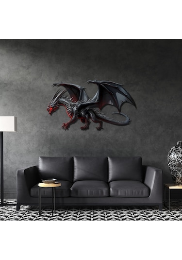 Sazakan Ejderhası Metal Tablo