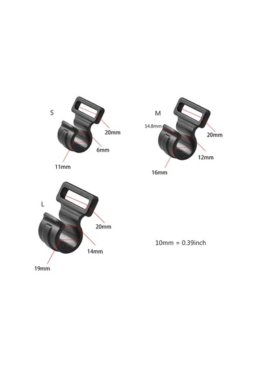 10 Adet Kelepçe Branda Kelepçeleri Tente Kelepçeleri Katlanır Kelepçeler Çadır Askısı Kamp Kelepçeleri Kancalar 11 20 6mm Diğer