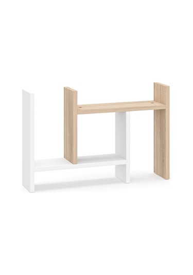 Lidya Çok Amaçlı Raf Mutfak Tezgah Üstü Organizer Banyo Mutfak Düzenleyici Beyaz Meşe Beyaz - Meşe