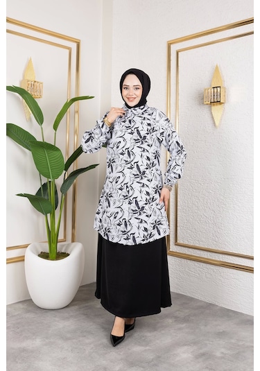 Etekli İkili Takım - Siyah / T0106 Siyah