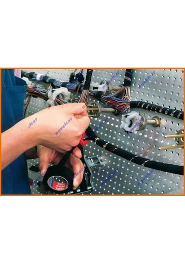 Tesa Tüylü Yanmaz Kumaş Kablo Sarma Bantı 19MM X 15MT