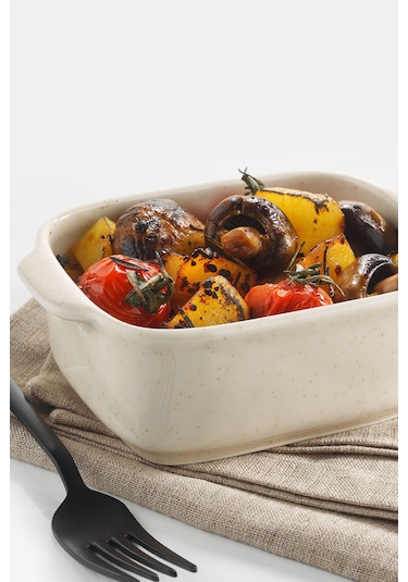 Kütahya Porselen Cookwell 2 Parça 15 CM Fırın Kabı Tarçın