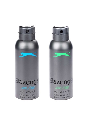 Slazenger Active Sport Mavi + Yeşil Erkek Sprey Deodorant 150 ML