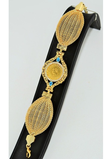 22 Ayar Çeyrek Altınlı Bileklik