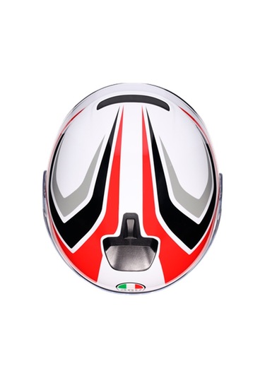Agv Kask/ırıdes Tolosa Black Grey Red Conf Siyah