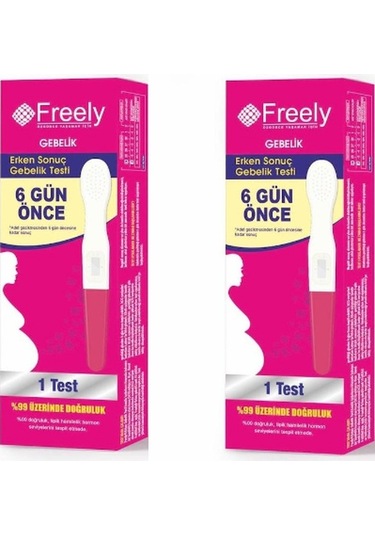 Freely Erken Gebelik Testi 1 Test x 2 Paket