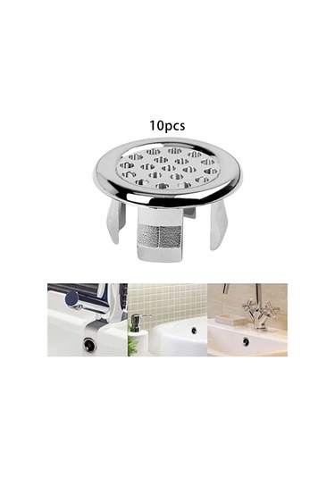 Suntek Mutfak Mesh Için 10 Adet Lavabo Taşma Kapağı Taşma