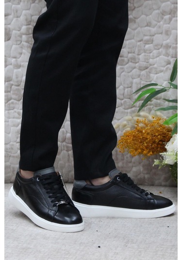 Pierre Cardin 63574 Siyah Ürün İç Ve Dış Hakiki Deri Erkek Ayakkabı Siyah