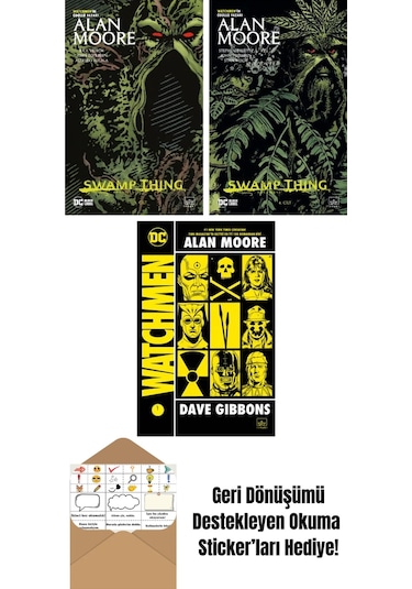 Swamp Thing Efsanesi: 5. Cilt + Swamp Thing Efsanesi: 4. Cilt + Watchmen