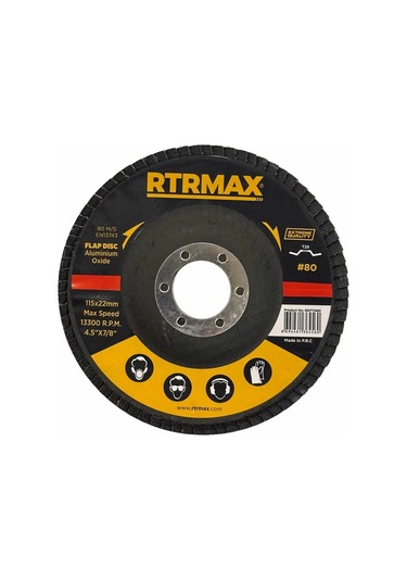 Rtrmax Alüminyum Oksit Flap Disk 115mm 40