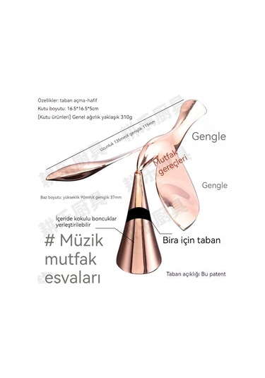 Duoyin Uçan Kuş Şişe Açacağı Tumbler Kuşdenge Kuşmetal Yaratıcı Bir Açacağı Askıya Alacak Tornavlar Mavi - Pembe