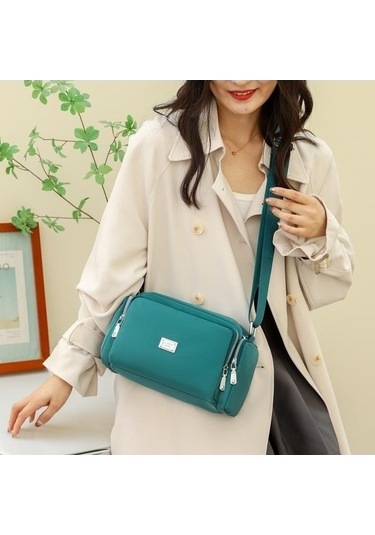 Tongxida Ha Mavi Bosphorus Tote Kadın Messenger Çanta, Moda Naylon Rahat Kapasiteli Çok Fonksiyonlu Crossbody Mavi