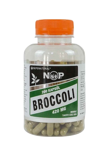 Sepe Natural Nop Brokoli Broccoli Full Potency 200 Kapsül x 420 MG