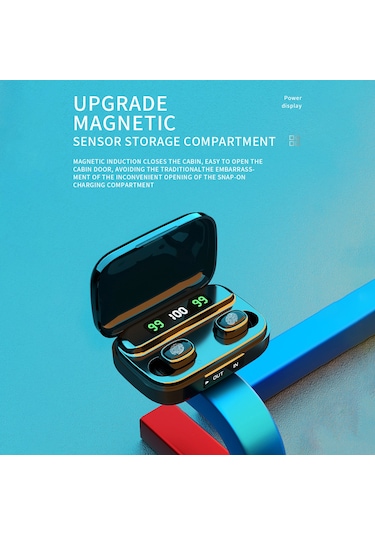 Mufunye Tws-209s Kablosuz Bluetooth Kulaklık: 5.1 Teknoloji, 9d Gürültü Önleme, Dokunmatik Kontrol, Su Geçirmez Tws-209s