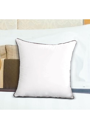 Suntek Yastık Ek Parçası Rahat Kare Pamuklu Atkı 45cmx45cm-650g-mor-kenar Mor Kenar